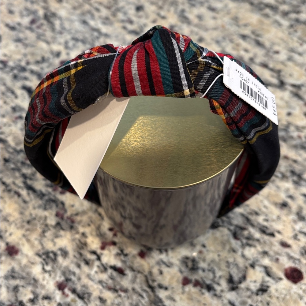 J Crew Tartan Plaid Headband